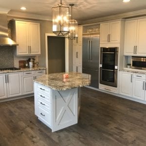 After Refinishing Kitchen Maple Cabinets